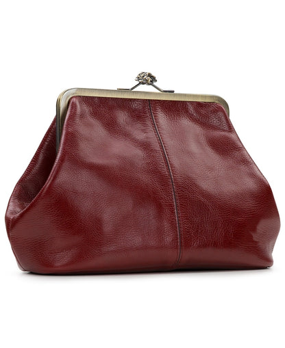 Classic Kisslock Leather Bag