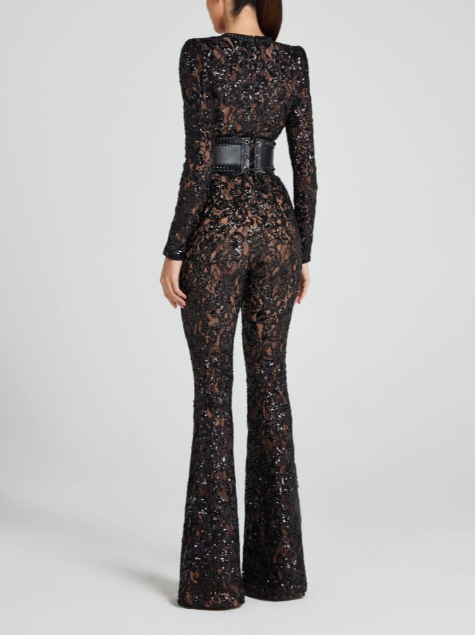Flower Lace Jumpsuit