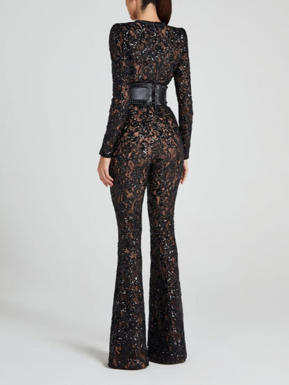 Flower Lace Jumpsuit