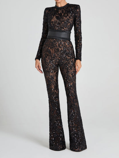 Flower Lace Jumpsuit