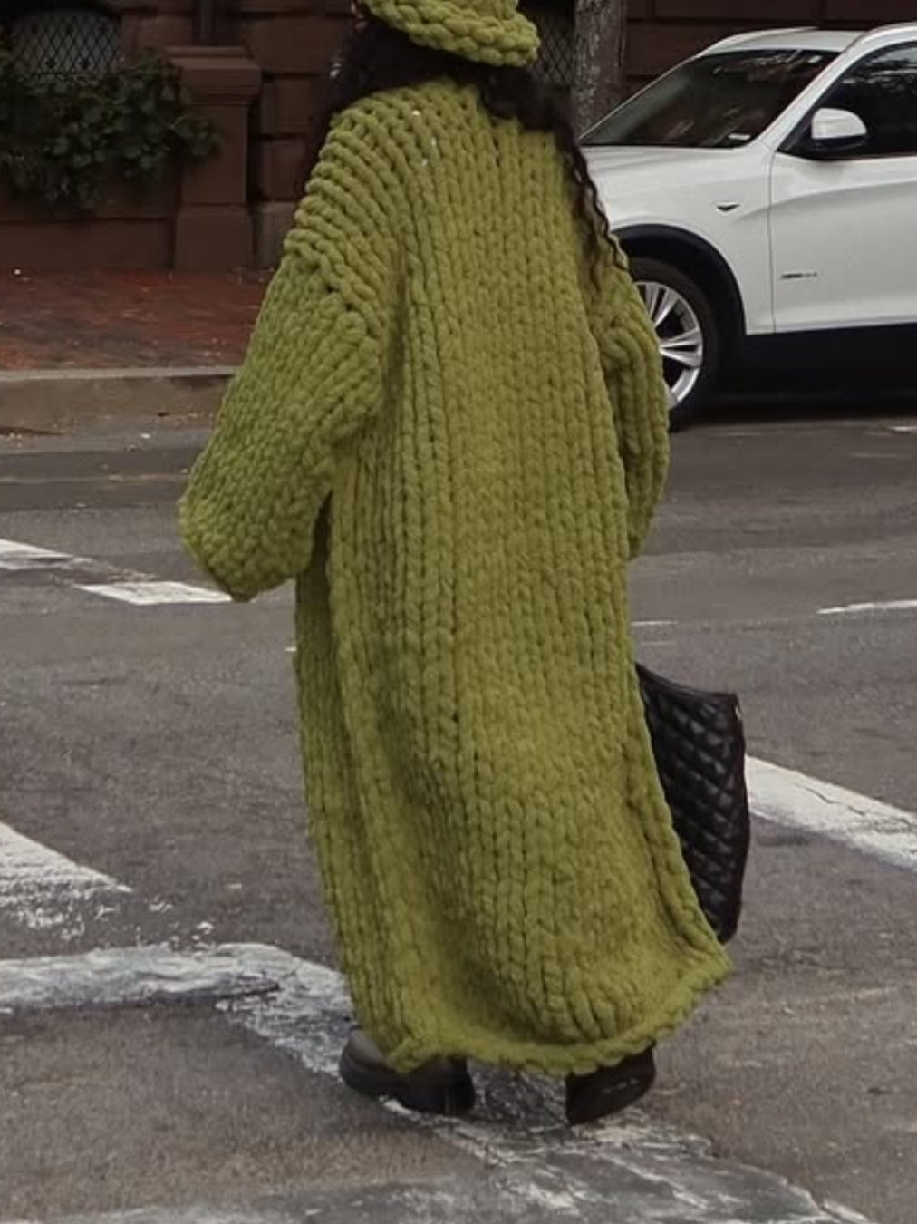 Knitted Cardigan Coat