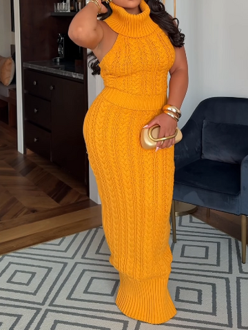 Fab Knit Skirt Set