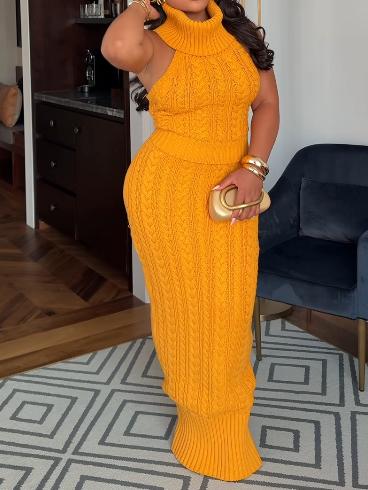 Fab Knit Skirt Set