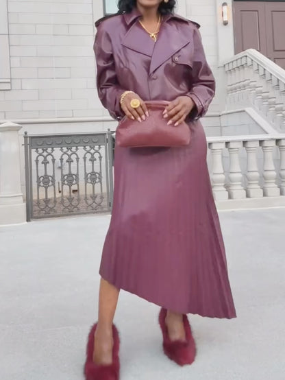 Faux Leather Biker Jacket