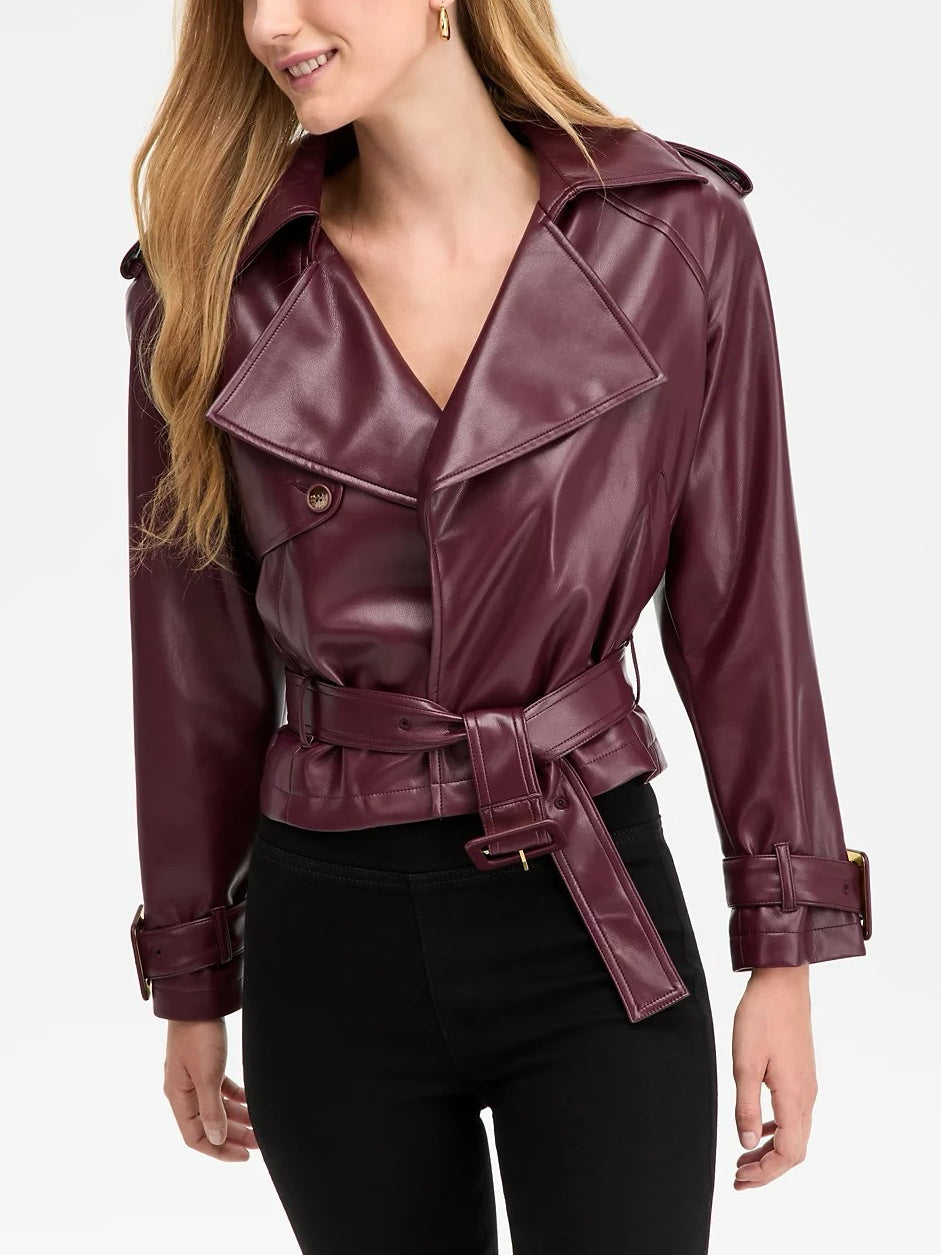 Faux Leather Biker Jacket