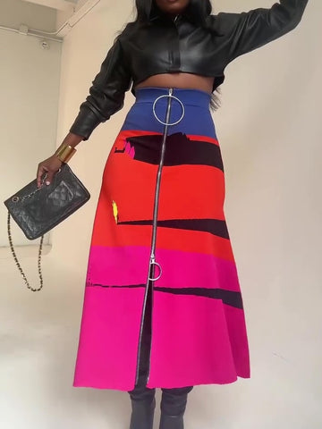 Double Zipper Skirt