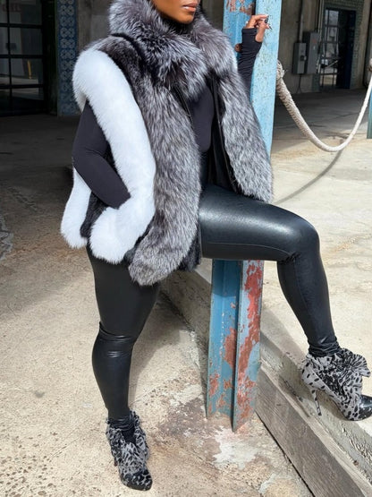 Eco-friendly Fox Fur Vest