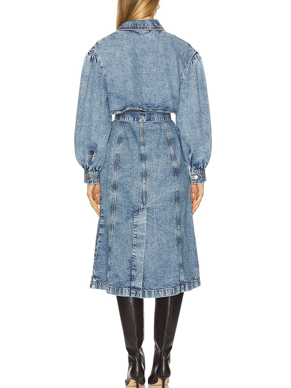 Denim Trench Coat