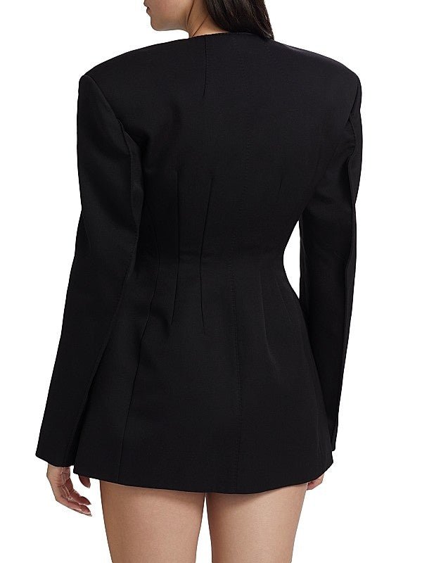 Double-Breasted Blazer Minidress
