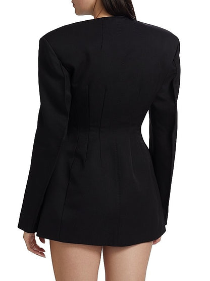 Double-Breasted Blazer Minidress