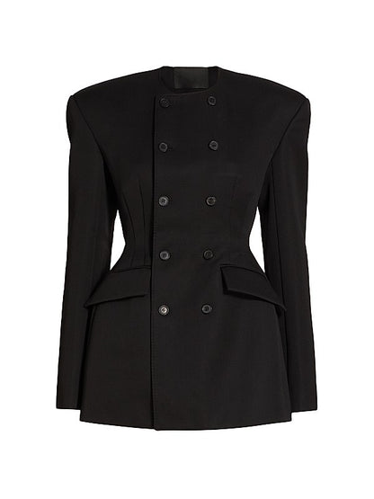 Double-Breasted Blazer Minidress