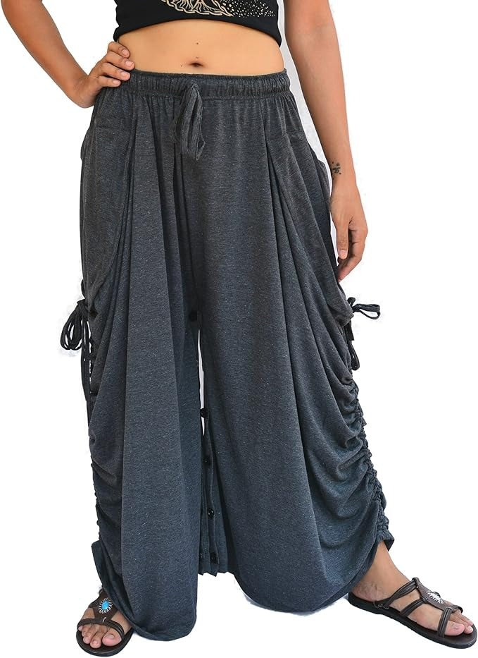 Women's Elastic Waist Harem Pants