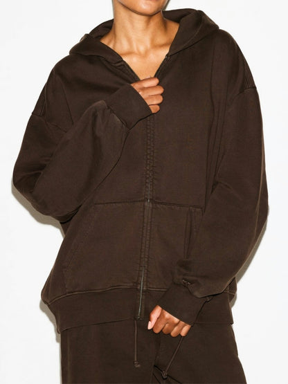Oversized Zip-Up Hoodie