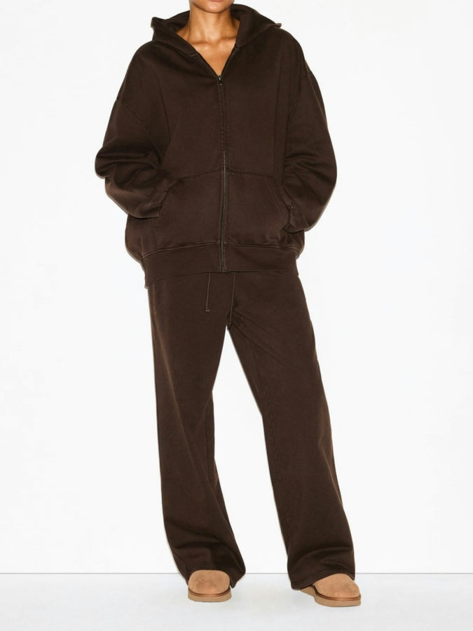 Oversized Zip-Up Hoodie