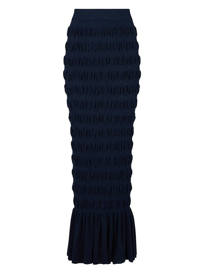 Fine Knitted Skirt Suit