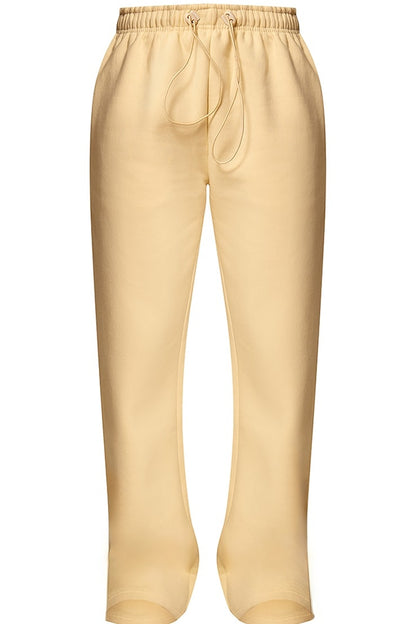 Butter Cream Sports Two-piece Set