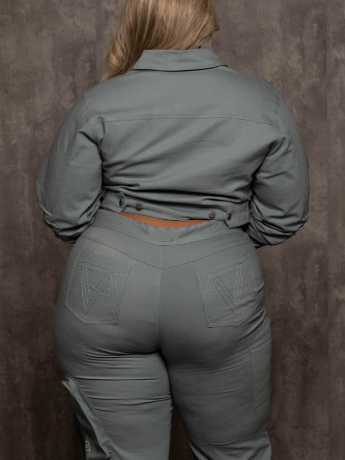 Cargo Jacket & Pants Set