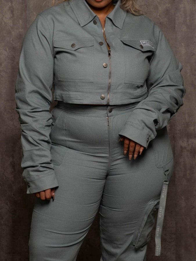 Cargo Jacket & Pants Set