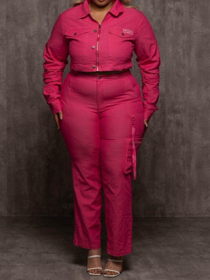 Cargo Jacket & Pants Set