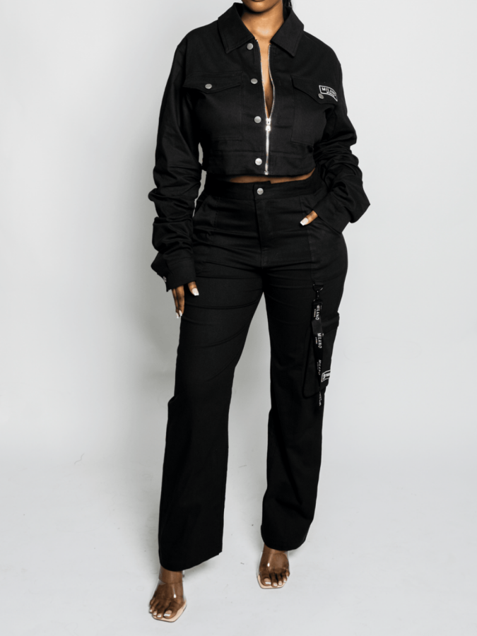 Cargo Jacket & Pants Set