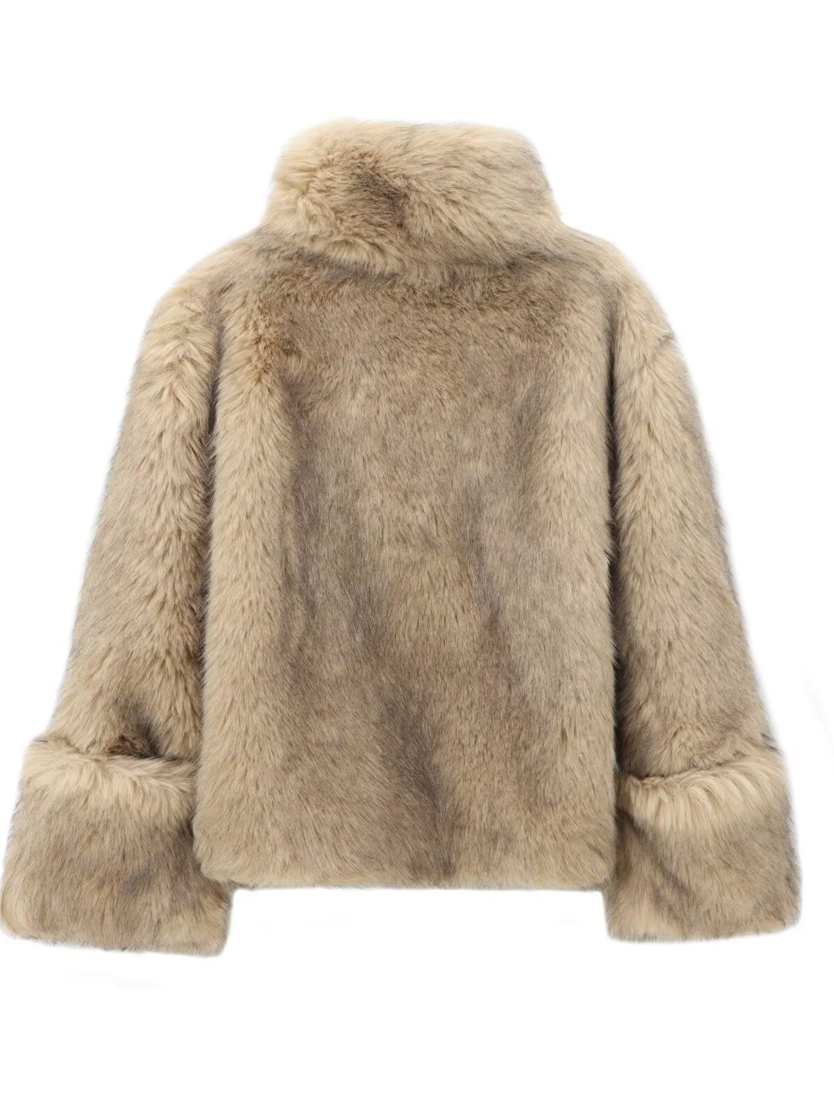 Faux Fur Pullover Top