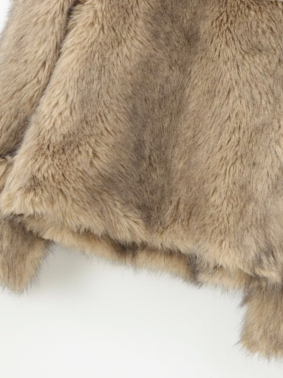 Faux Fur Pullover Top