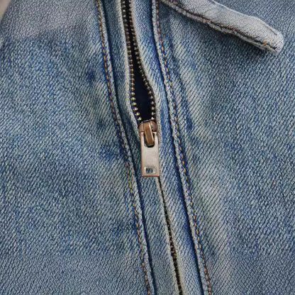 Long-sleeved Loose Denim Dress