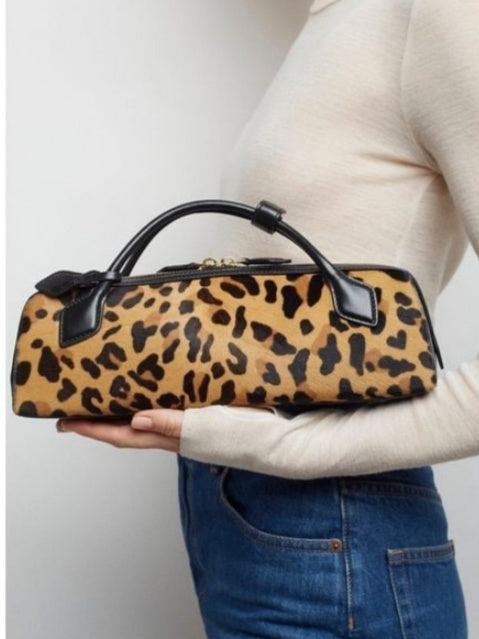 Leopard Brown Clutch