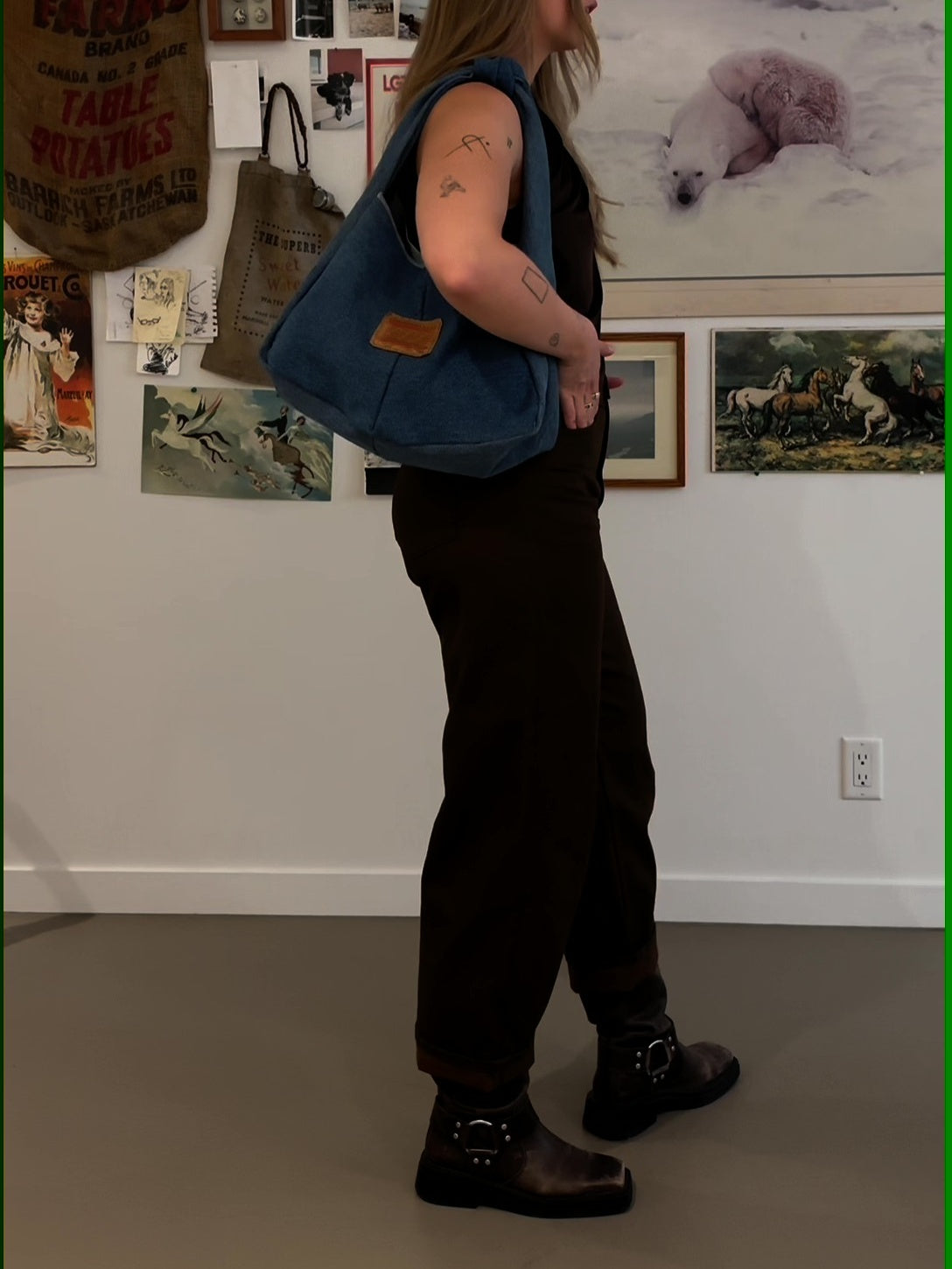 Fashion Denim Shoulder Bag