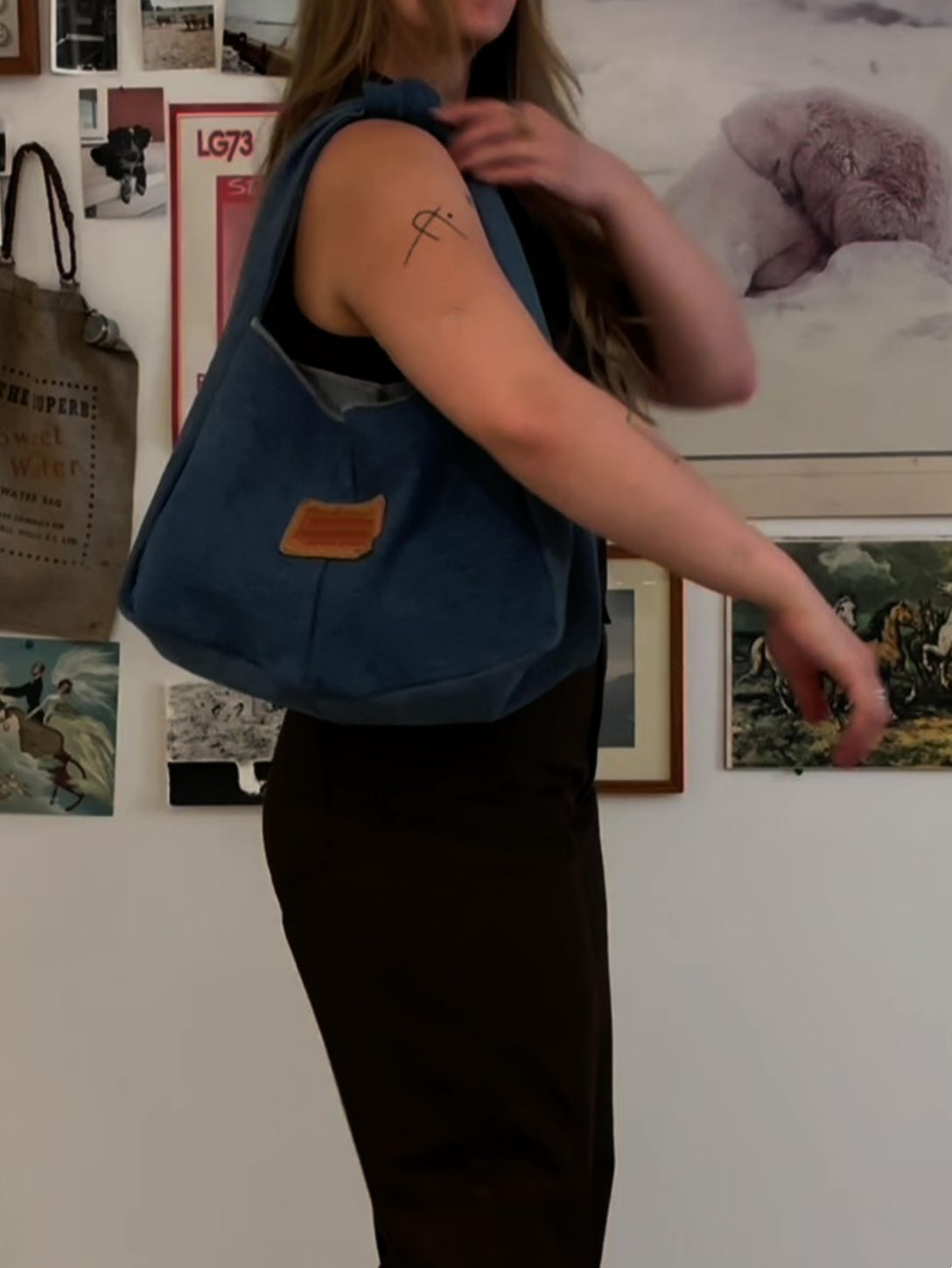 Fashion Denim Shoulder Bag