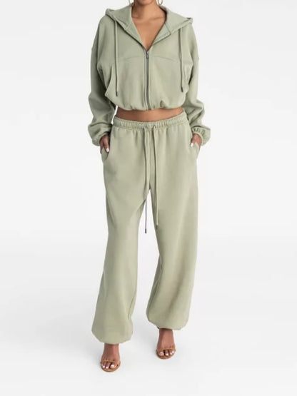 Hooded Sweatsuit Set