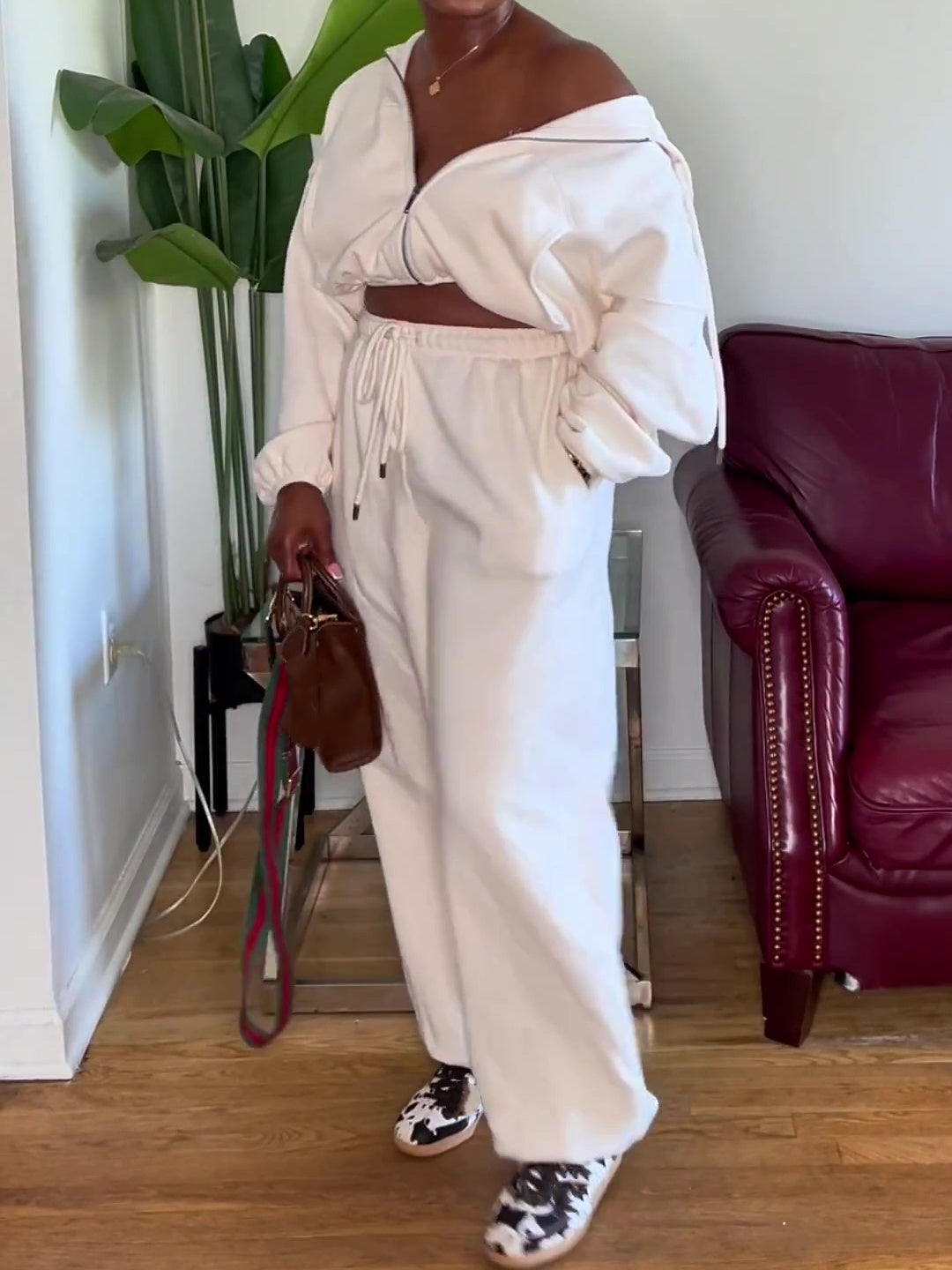 Hooded Sweatsuit Set