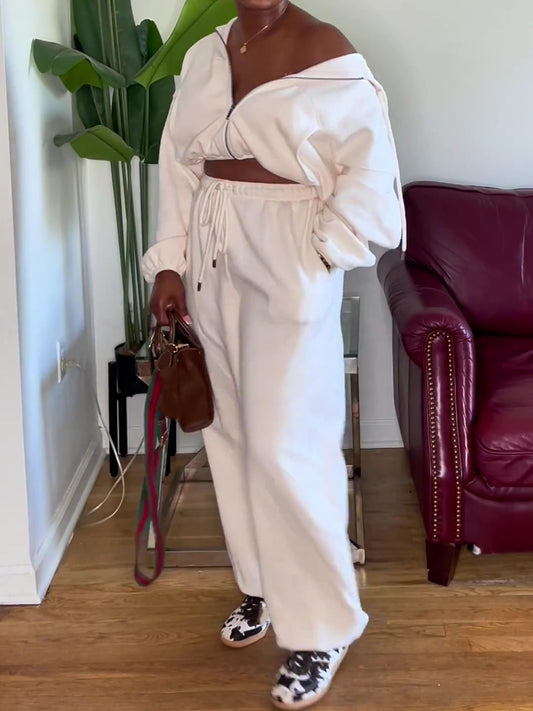 Hooded Sweatsuit Set