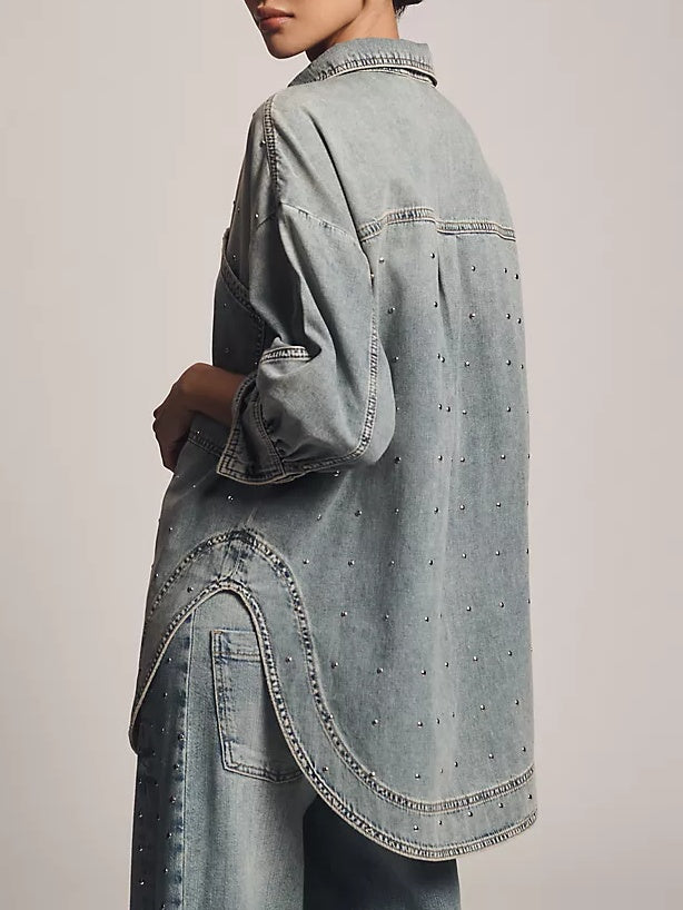 Studded Denim Shirt