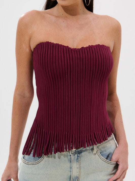 Accordion Corset Top