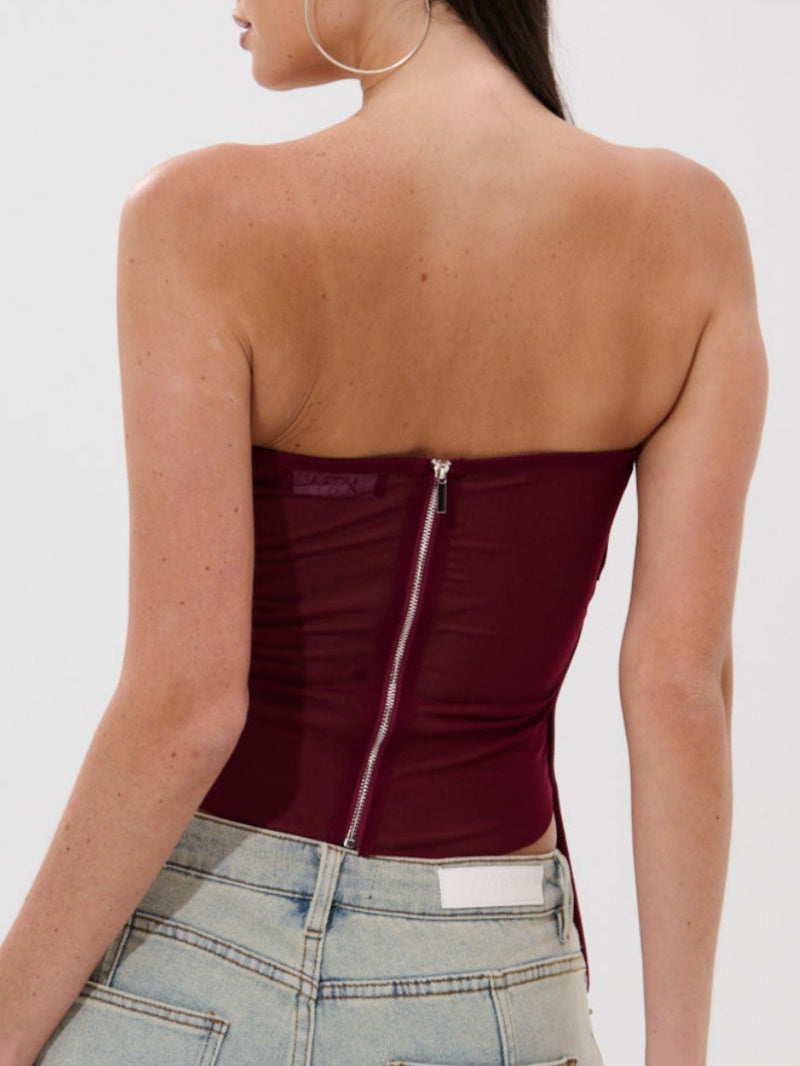 Accordion Corset Top