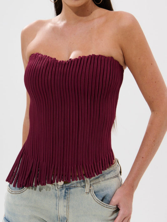 Accordion Corset Top