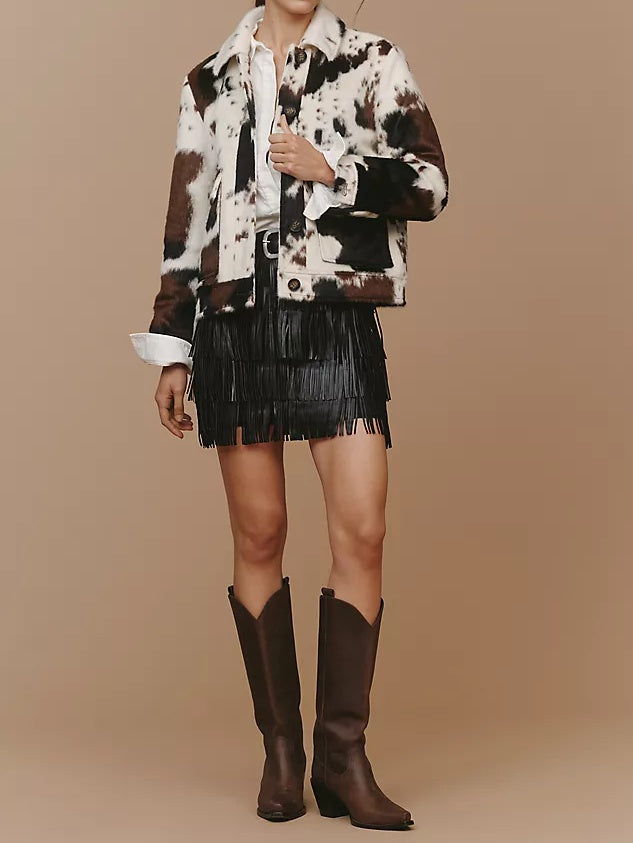 Cow Print Jacket