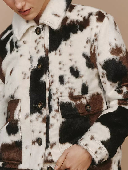 Cow Print Jacket