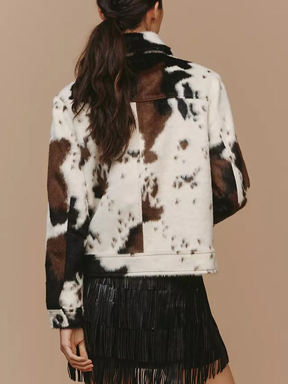 Cow Print Jacket