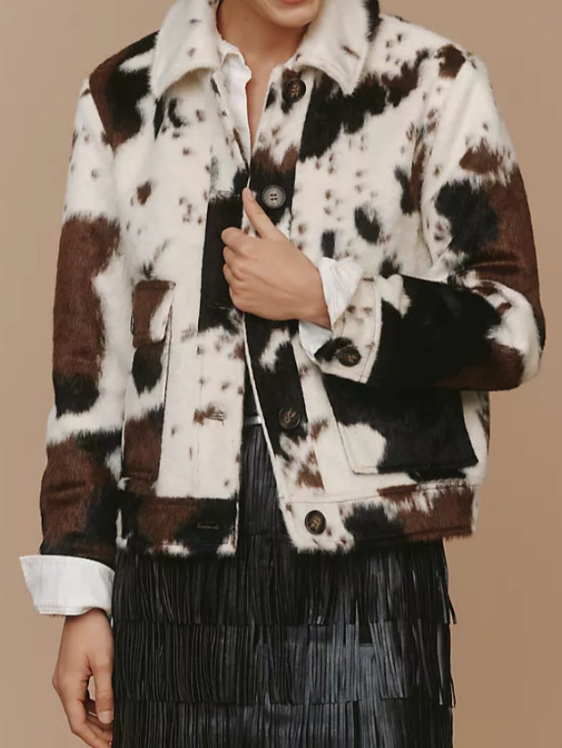 Cow Print Jacket