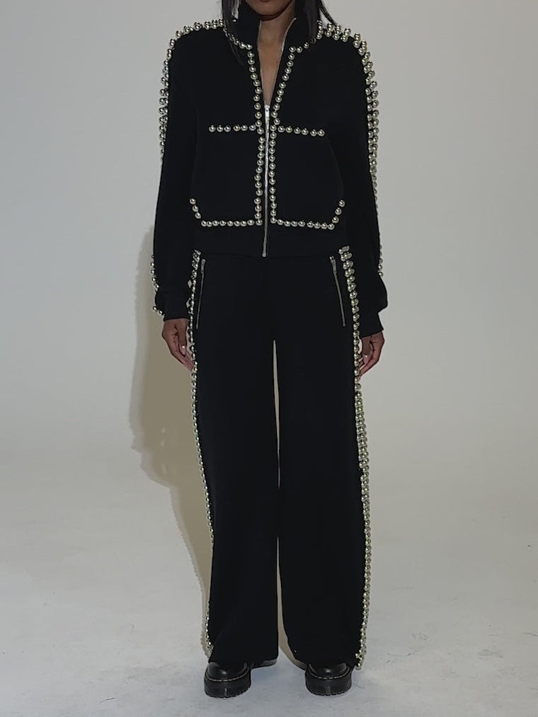 Silver Ball Decoration Two Pieces Set