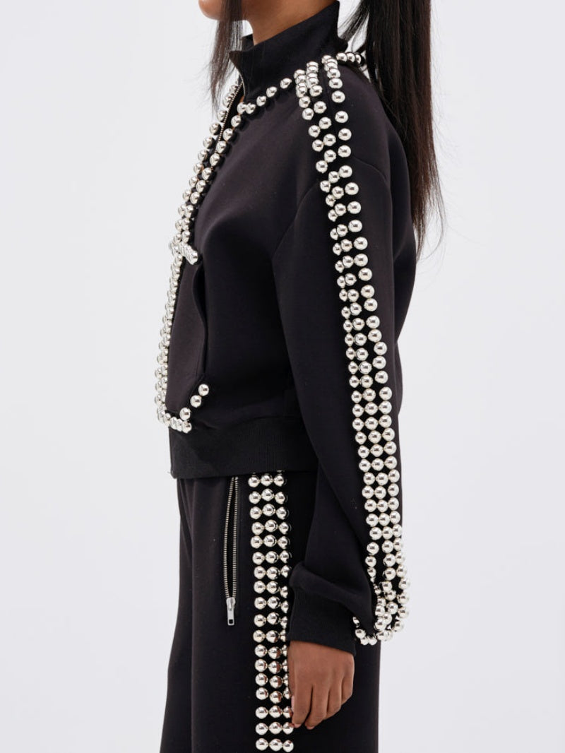 Silver Ball Decoration Two Pieces Set