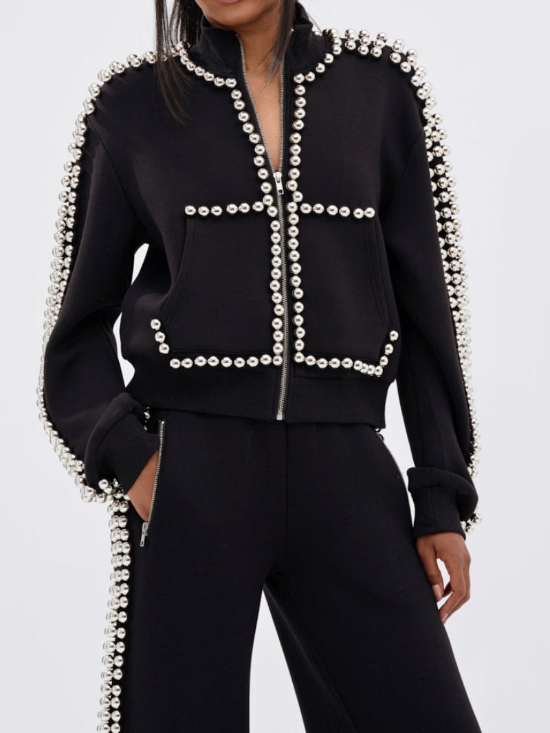 Silver Ball Decoration Two Pieces Set