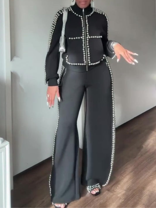 Silver Ball Decoration Two Pieces Set