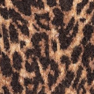 Leopard Print Sweater Cardigan