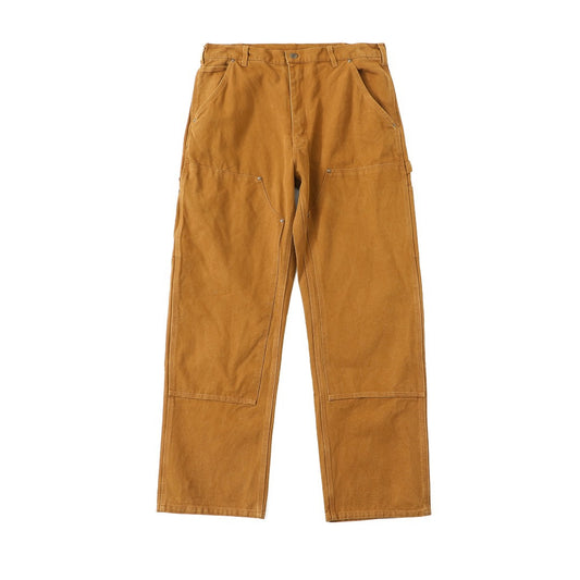 Loose Fit Washed Work Pants
