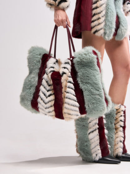 Faux Fur Tote