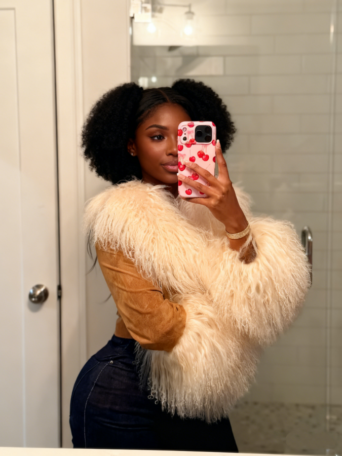 Suede Fur Short Jacket