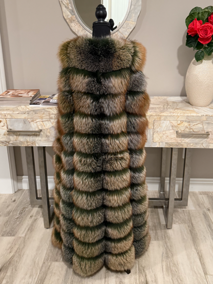 Full Length Fox Fur Vest